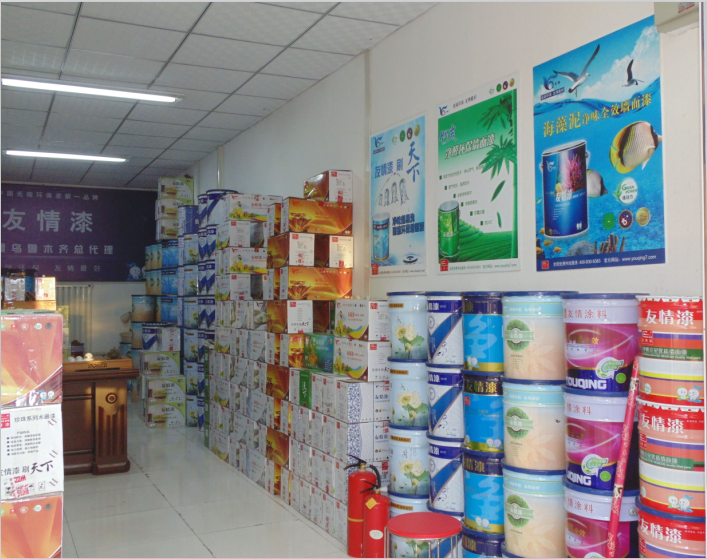 冒高溫戰(zhàn)酷暑，友情漆代理確保工程按時(shí)完工